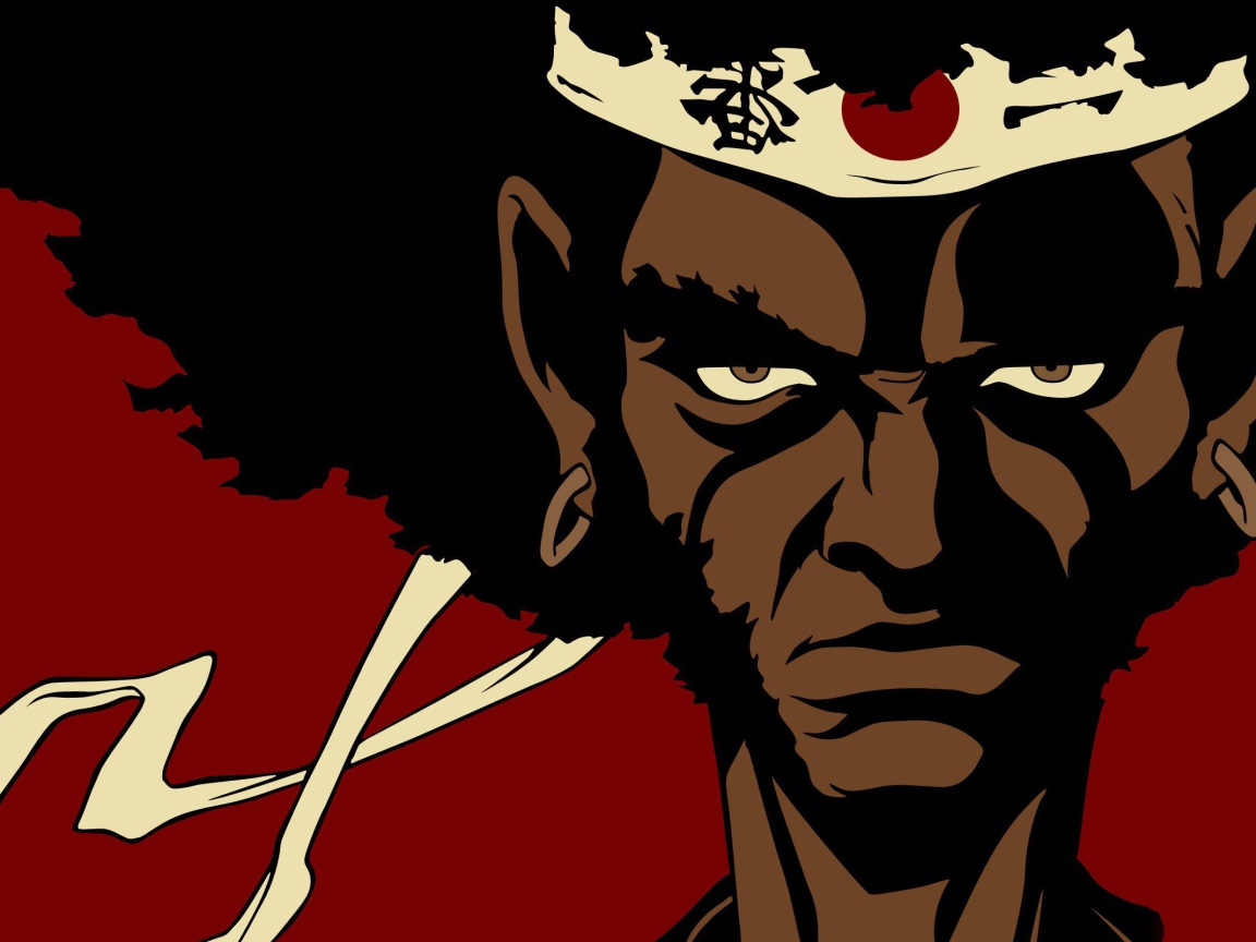 Главный герой аниме Афросамурай