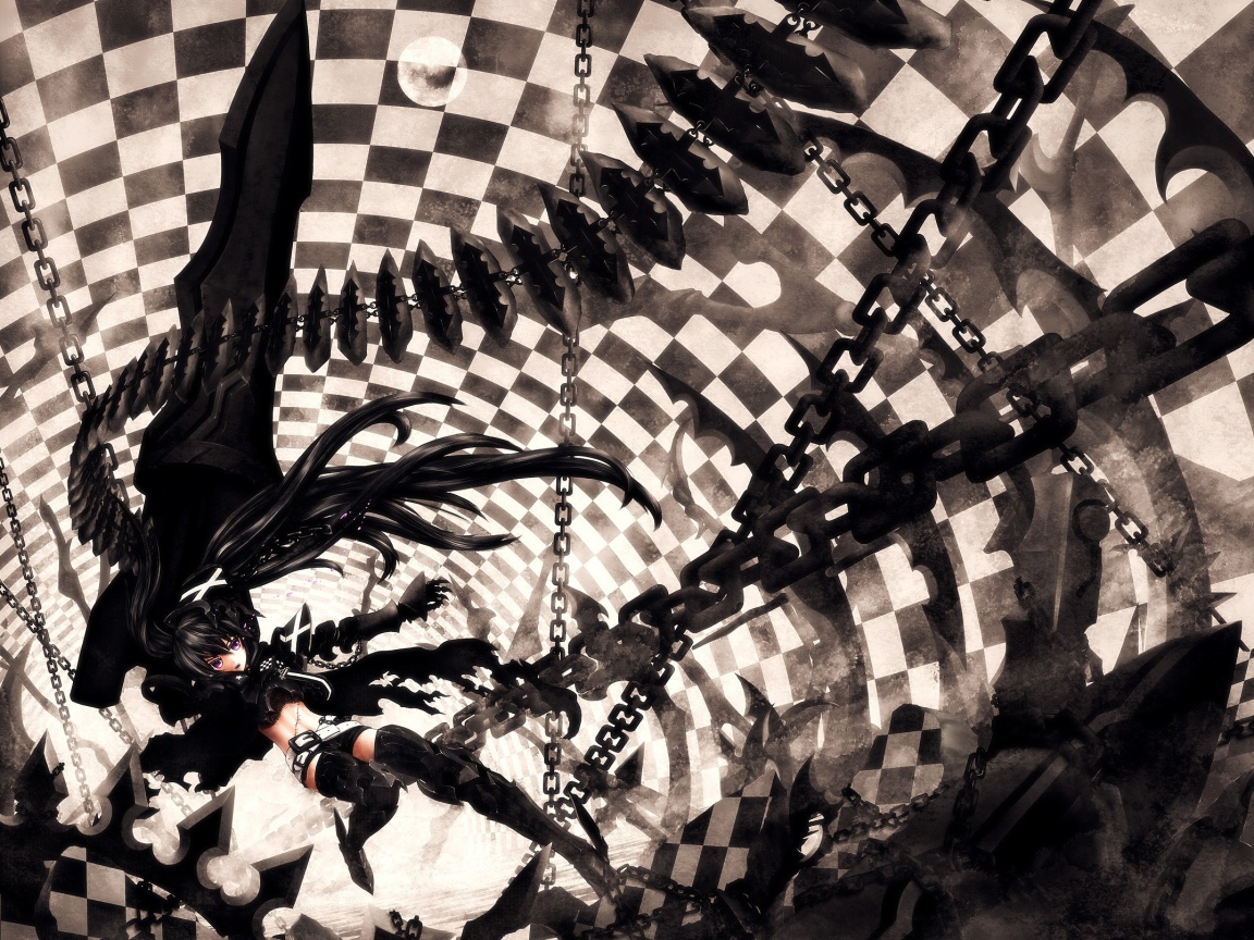 Сериал аниме Black Rock Shooter