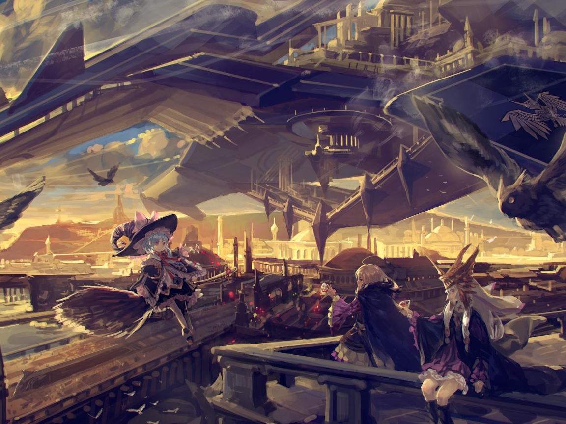 Мир будущего, аниме Pixiv Fantasia