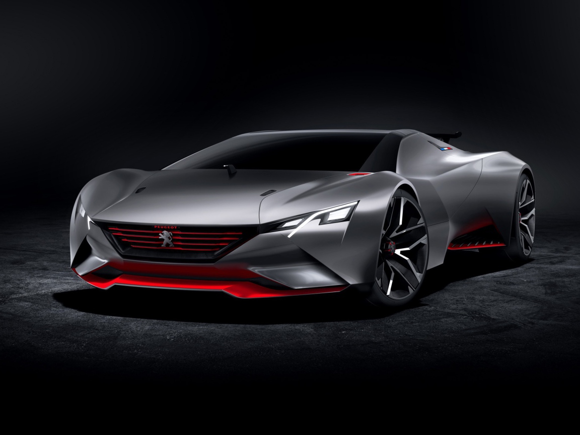 Серый Peugeot Vision GT