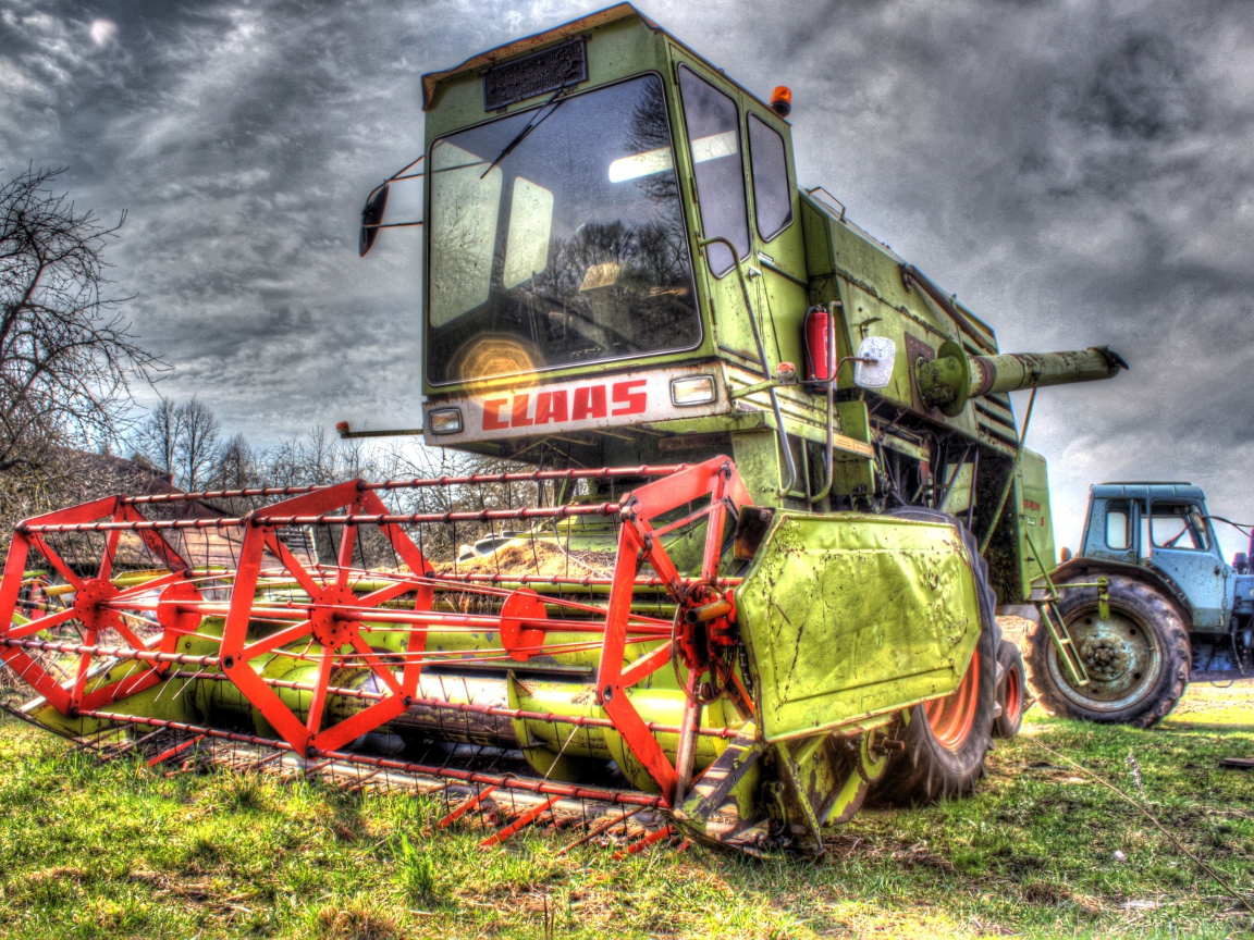 Уборочный комбайн для сельского хозяйства