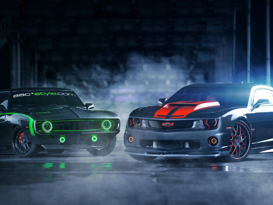 Дед и внук Chevrolet Camaro