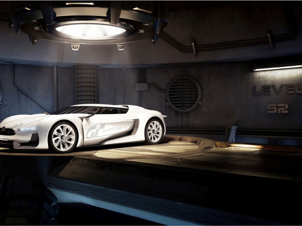 Белый  Citroën Gran Turismo