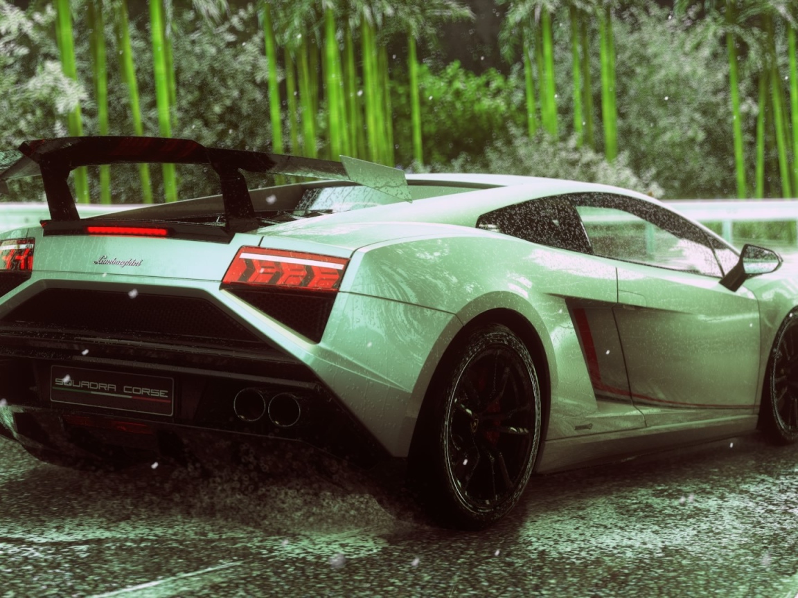 Нежно зеленый цвет Ламборгини