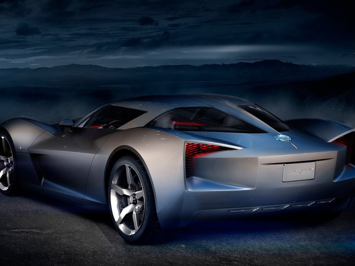 Стильный концепт кар автомобиля будущего