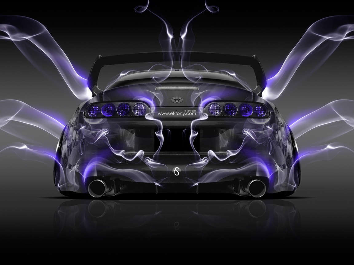 Голубая энергия Toyota Supra