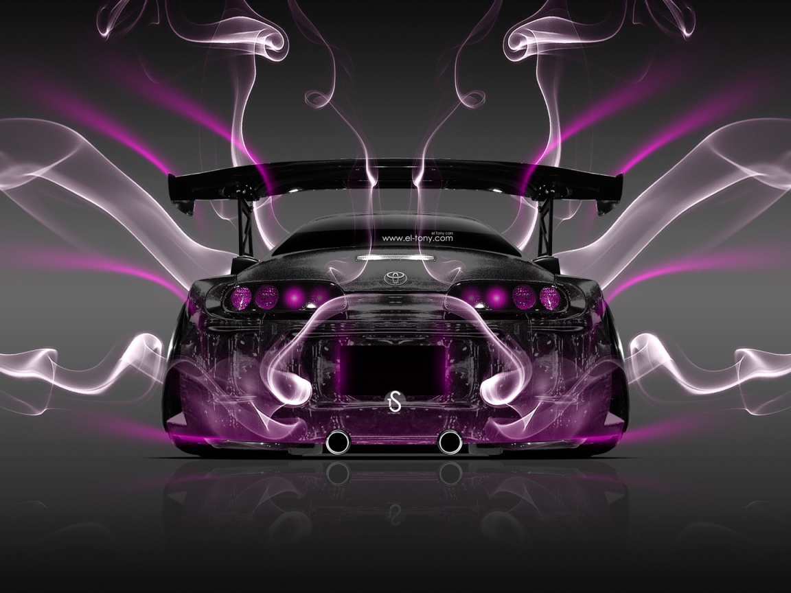 Фиолетовая энергия Toyota Supra