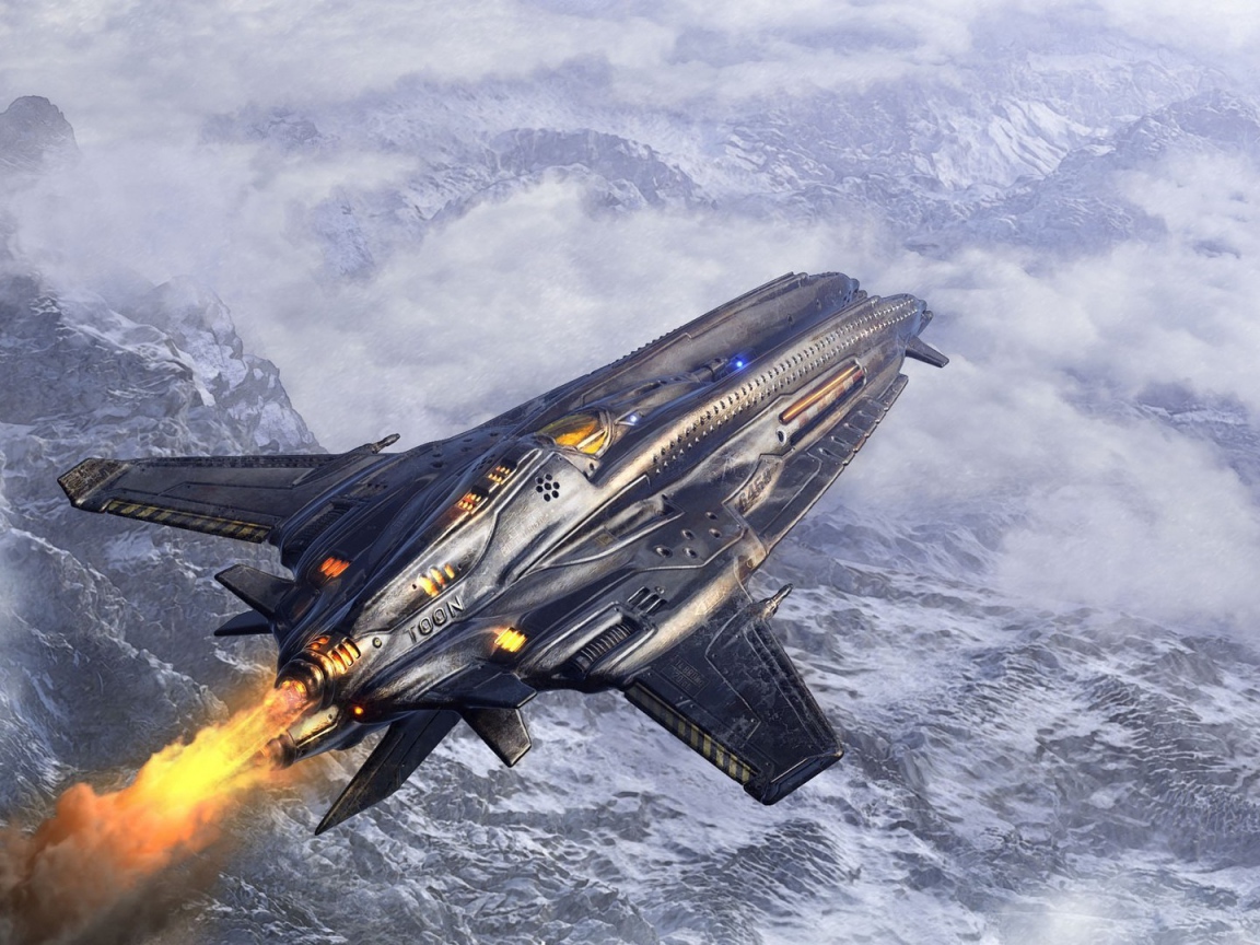 Фантастический военный самолет