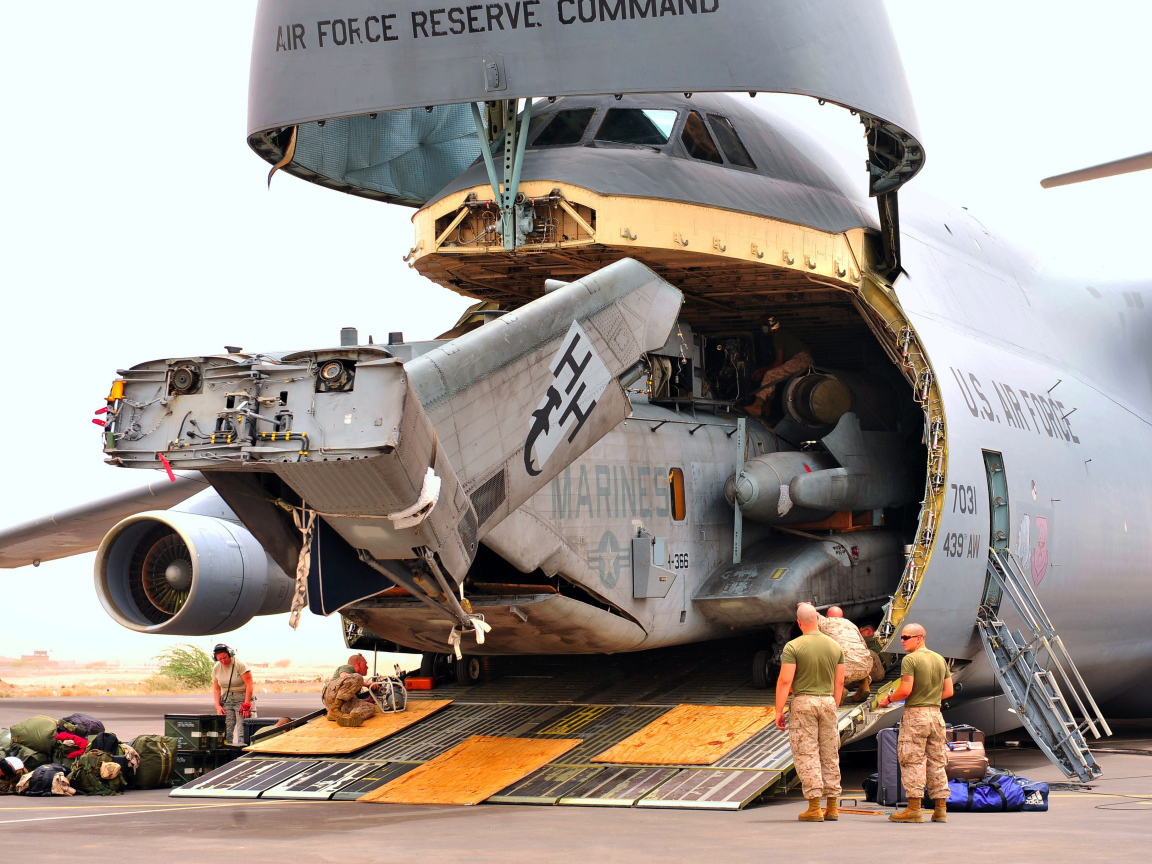 Погрузка самолета