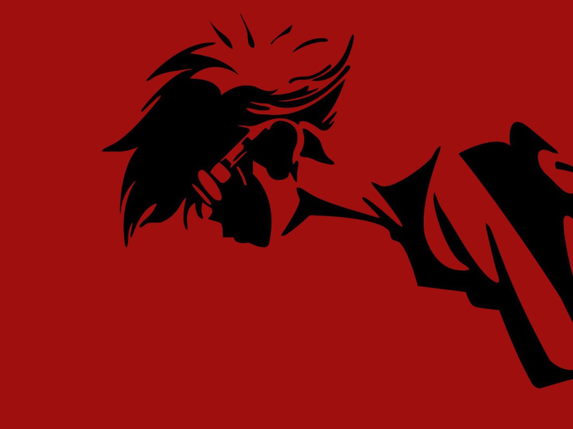 Аниме Ковбой Бибоп, красный фон