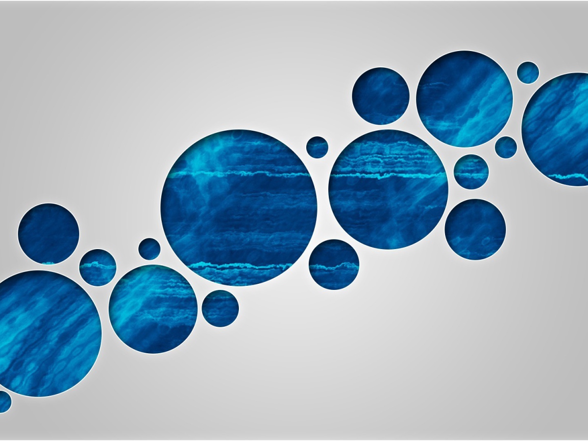 Фон из голубых кругов