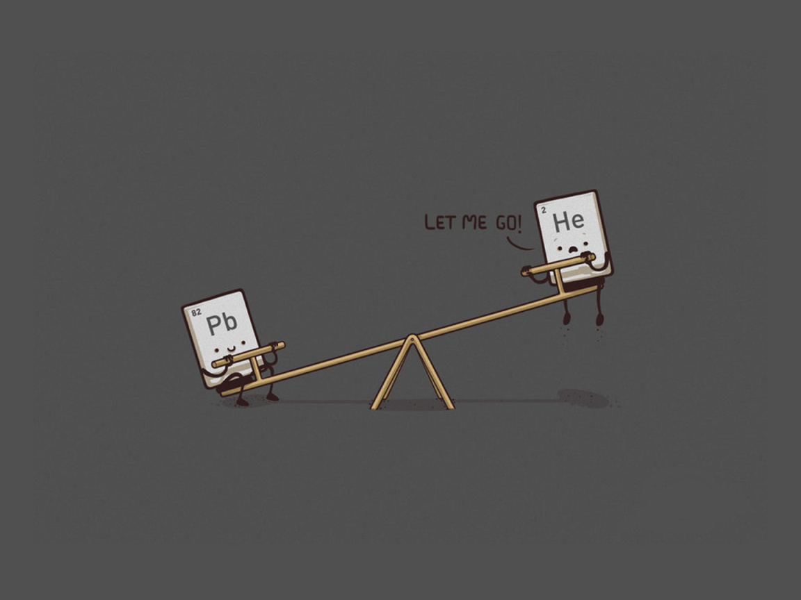 Химические элементы, серый фон