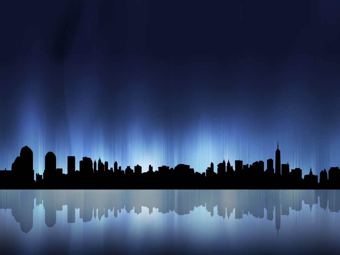 Огни большого города, фон