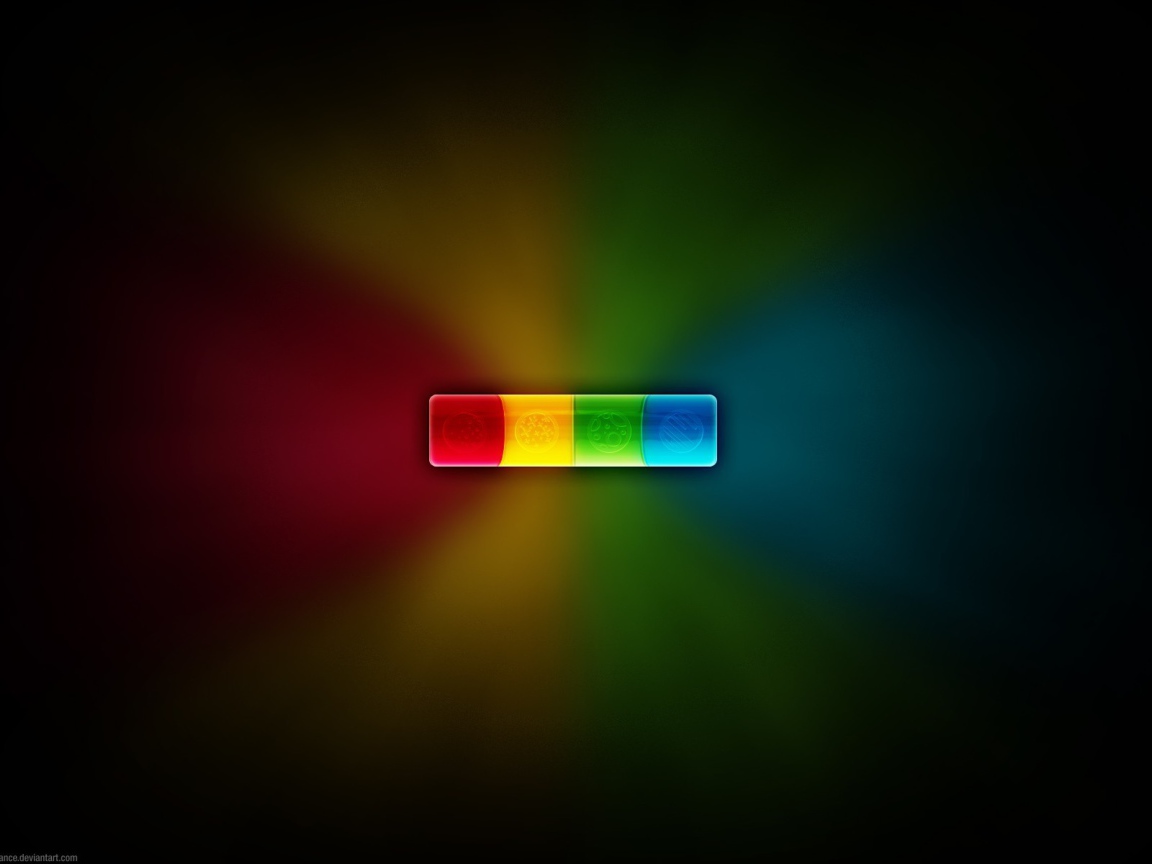 Красочное отображение четырех стихий