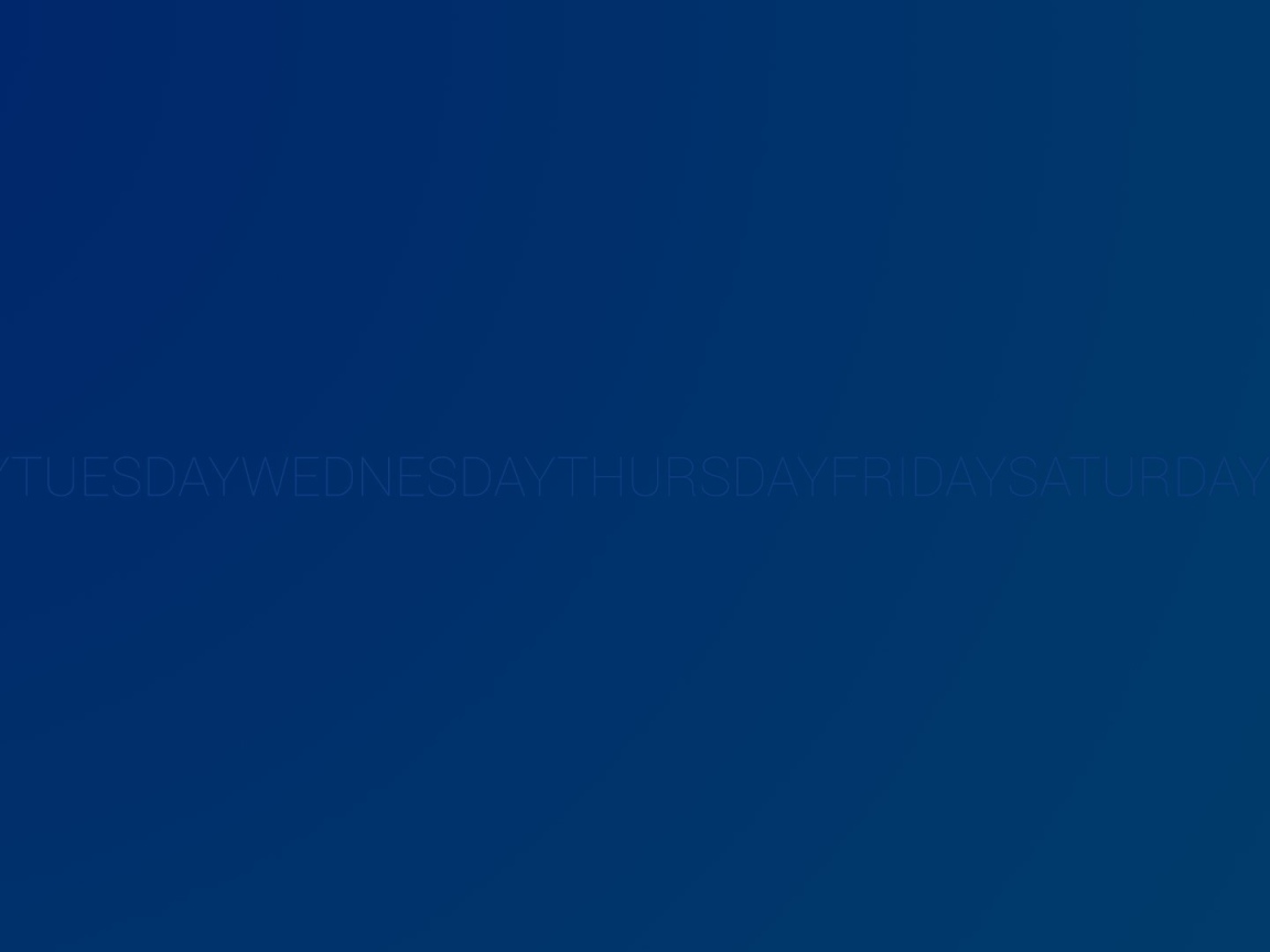 День недели воскресенье