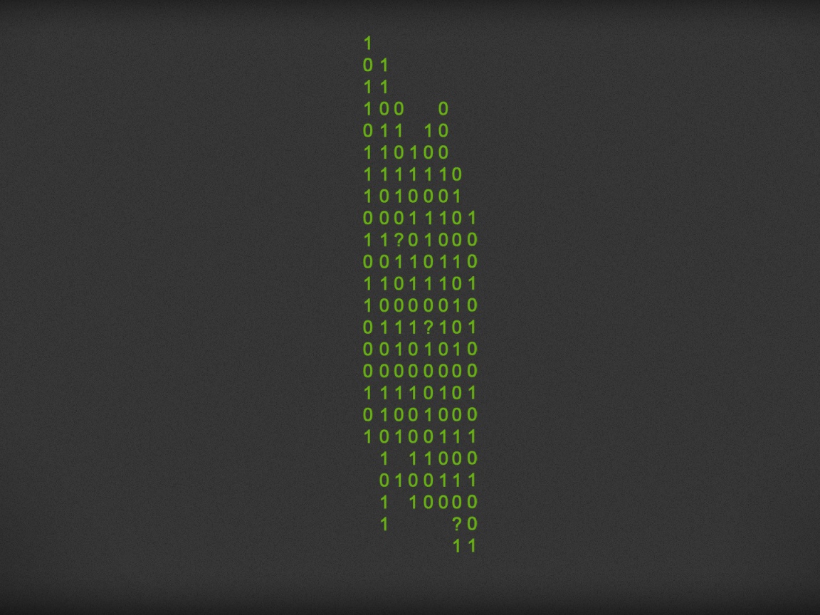Цифровой орнамент на сером фоне
