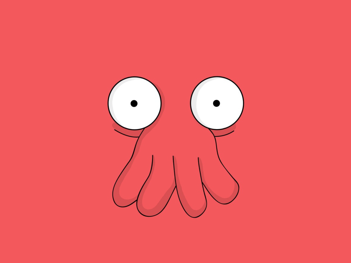 Доктор Зойдберг, розовый фон