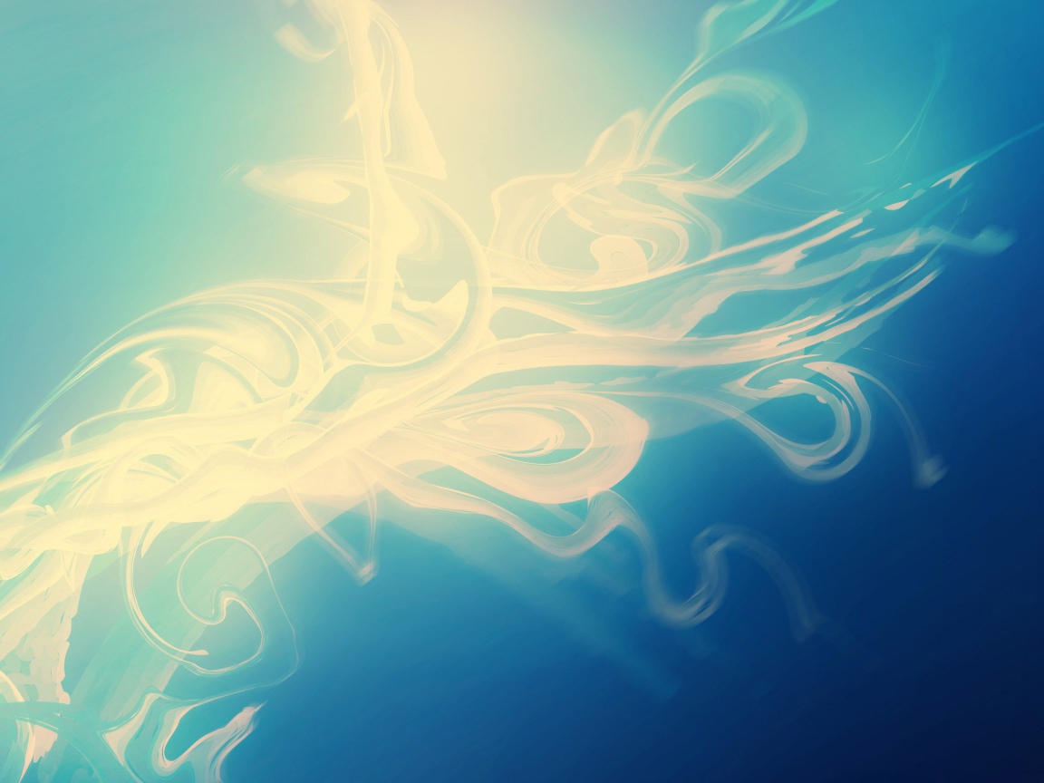 Энергетический вихрь на синем фоне