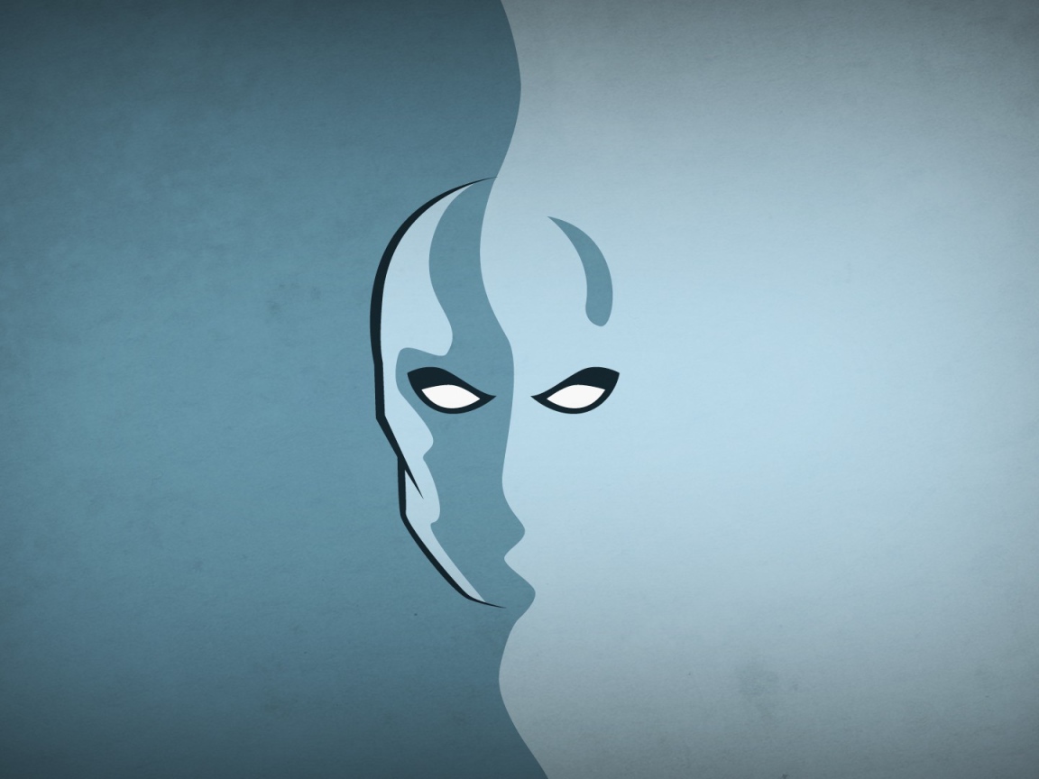 Лицо Серебряного Сёрфера, серый фон