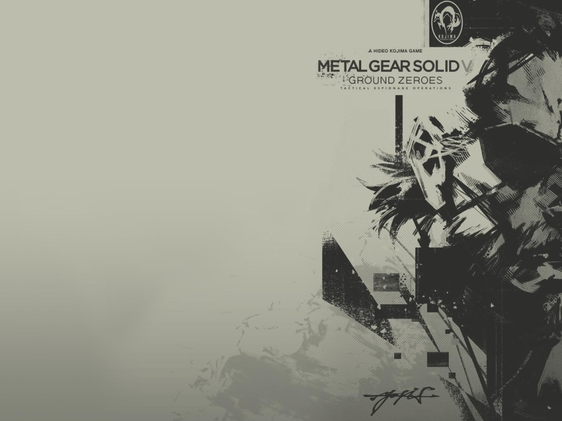 Серый фон, игра Metal Gear Solid