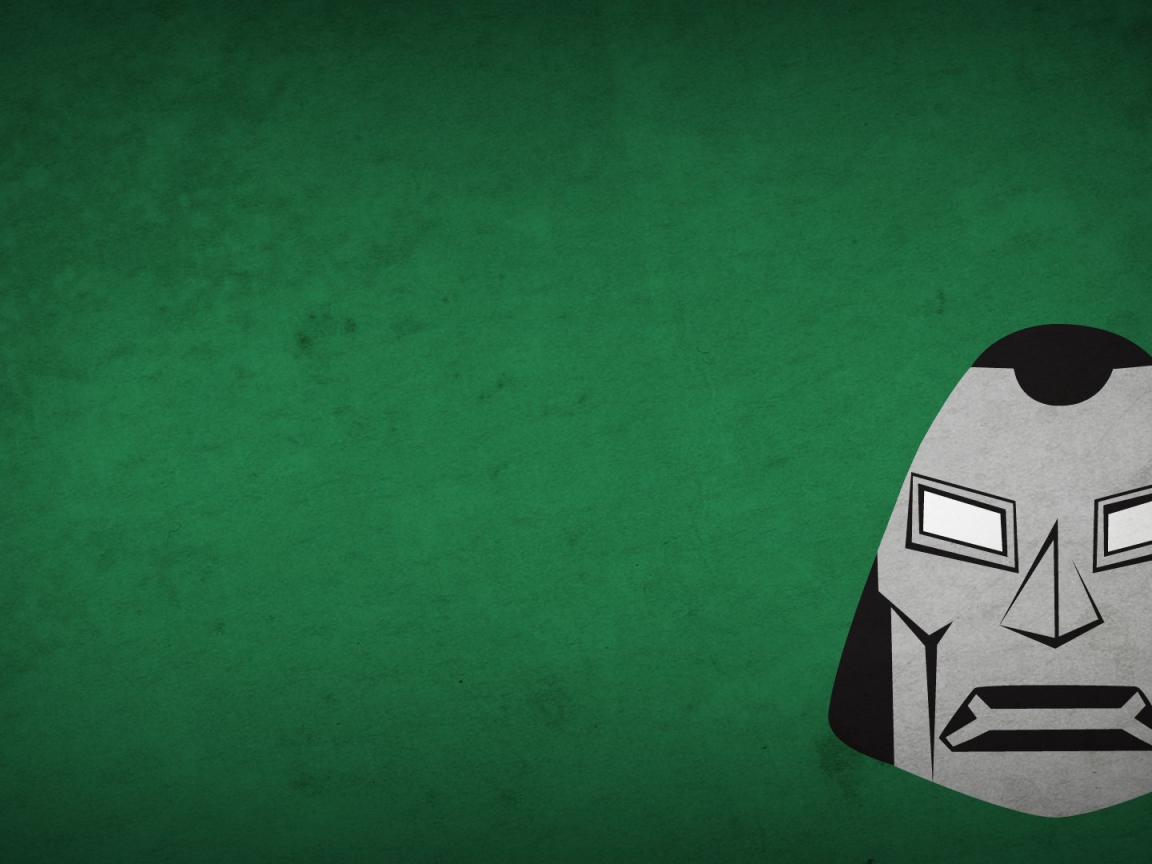 Зеленый фон, доктор Дум