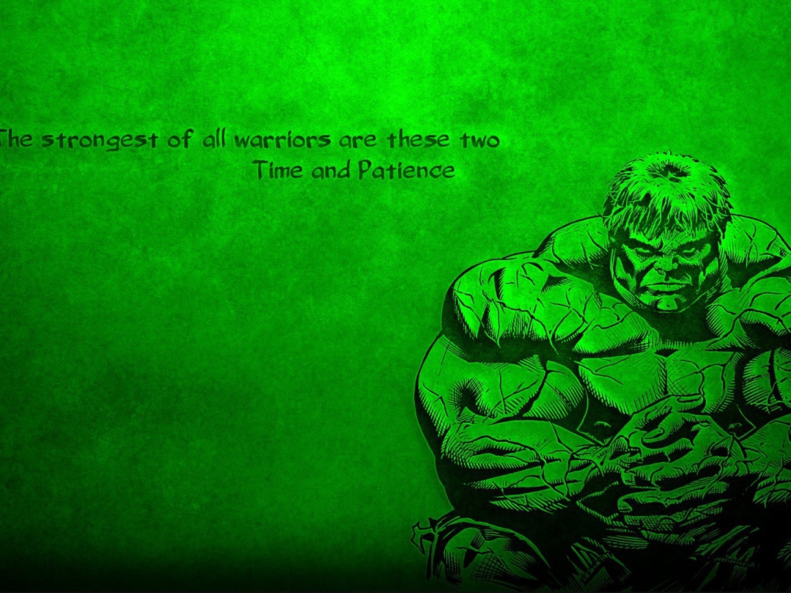 Зеленый фон, Халк