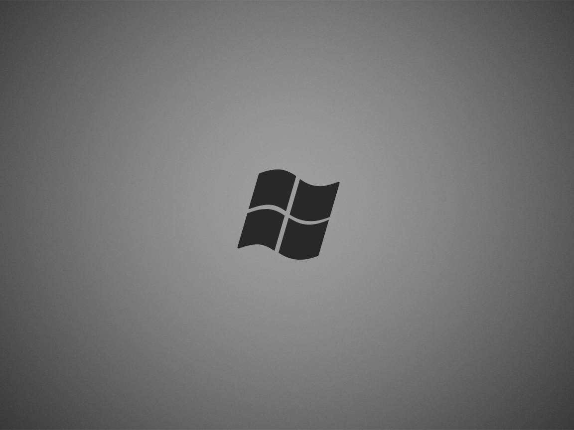 Серый логотип Майкрософт на сером фоне