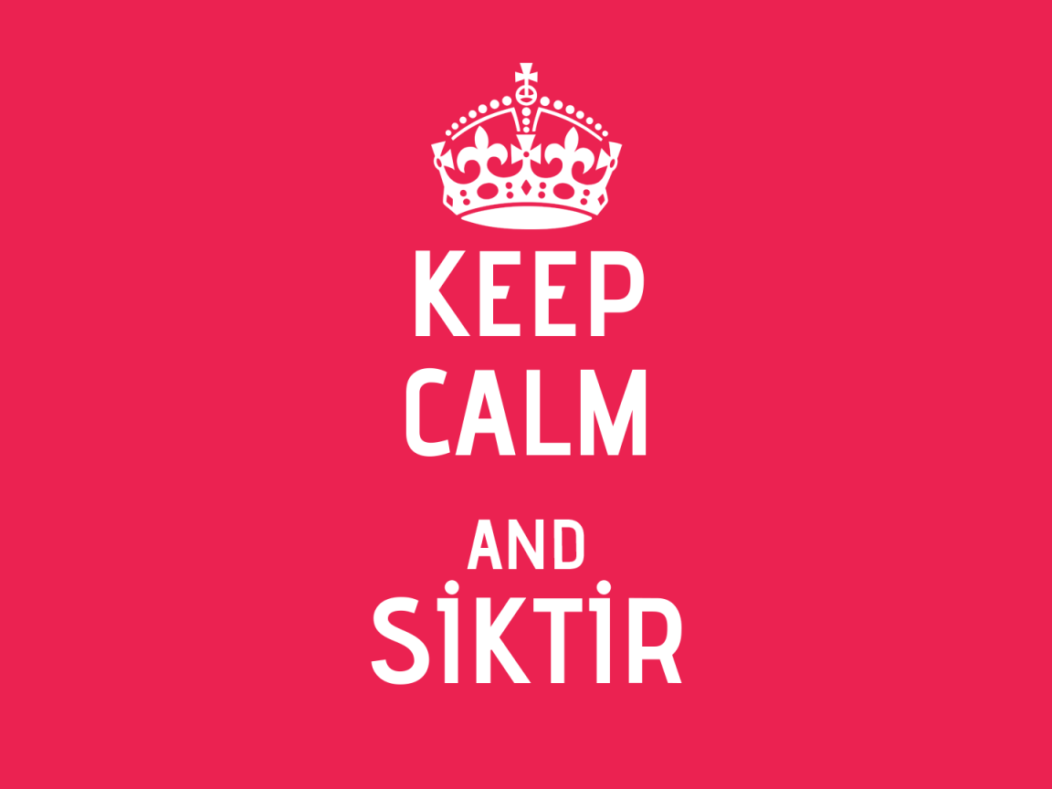 Сохраняйте спокойствие и идите прочь, розовый фон