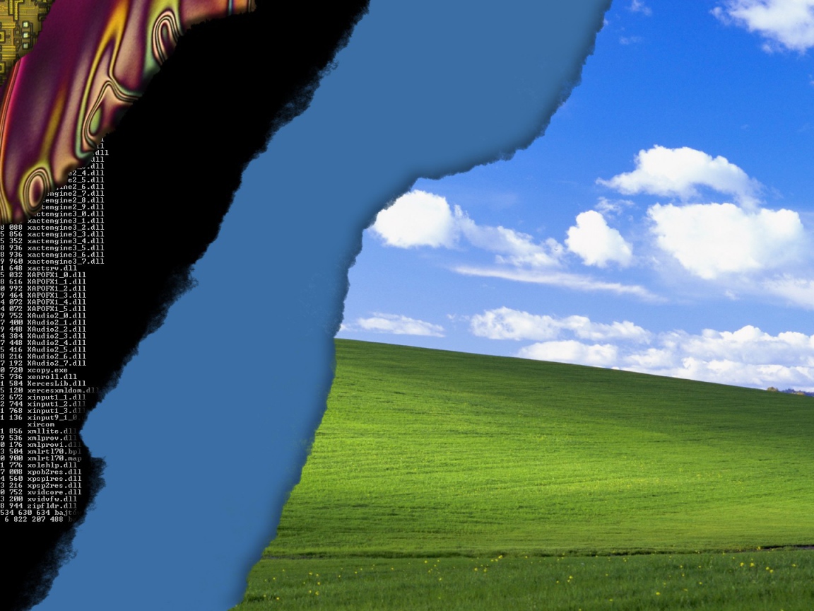 Слои рабочего стола Windows XP