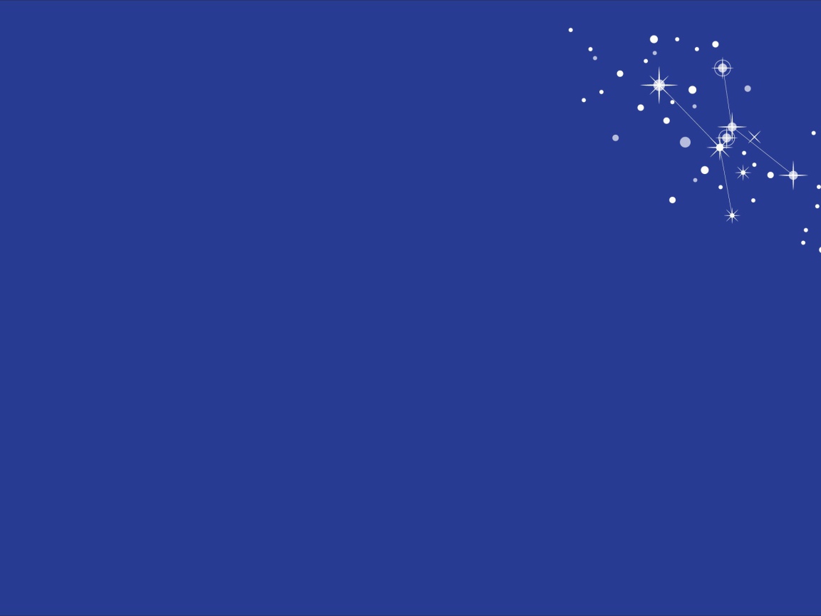 Созвездие Ориона, голубой фон