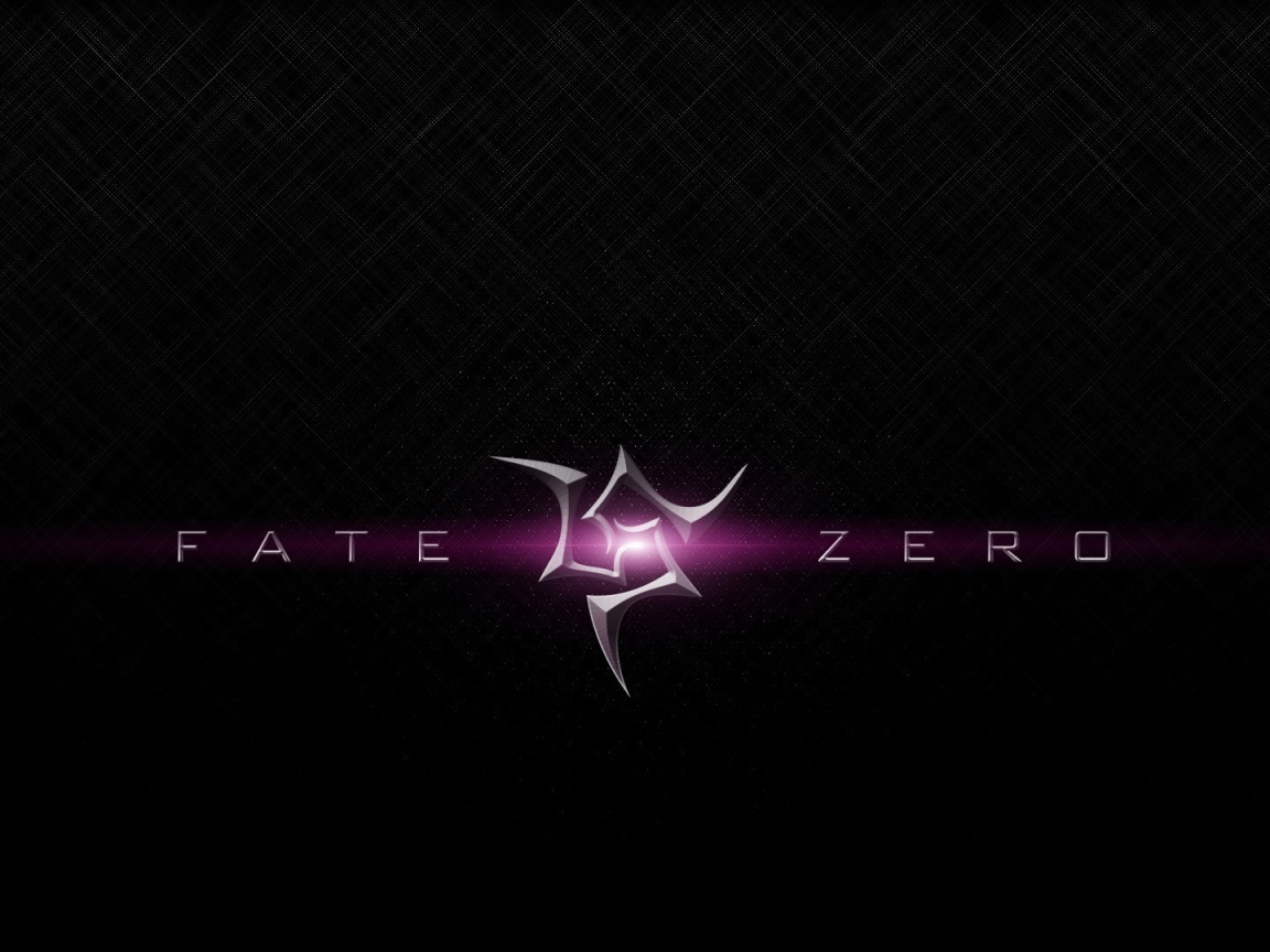 Розовые буквы, аниме Fate-Zero