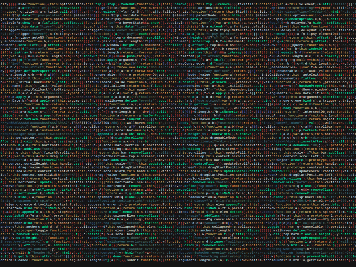 Код программы, фон