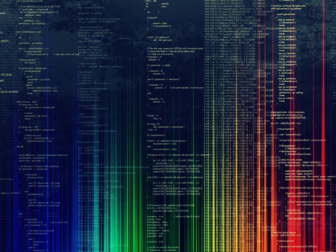 Радужный код программы