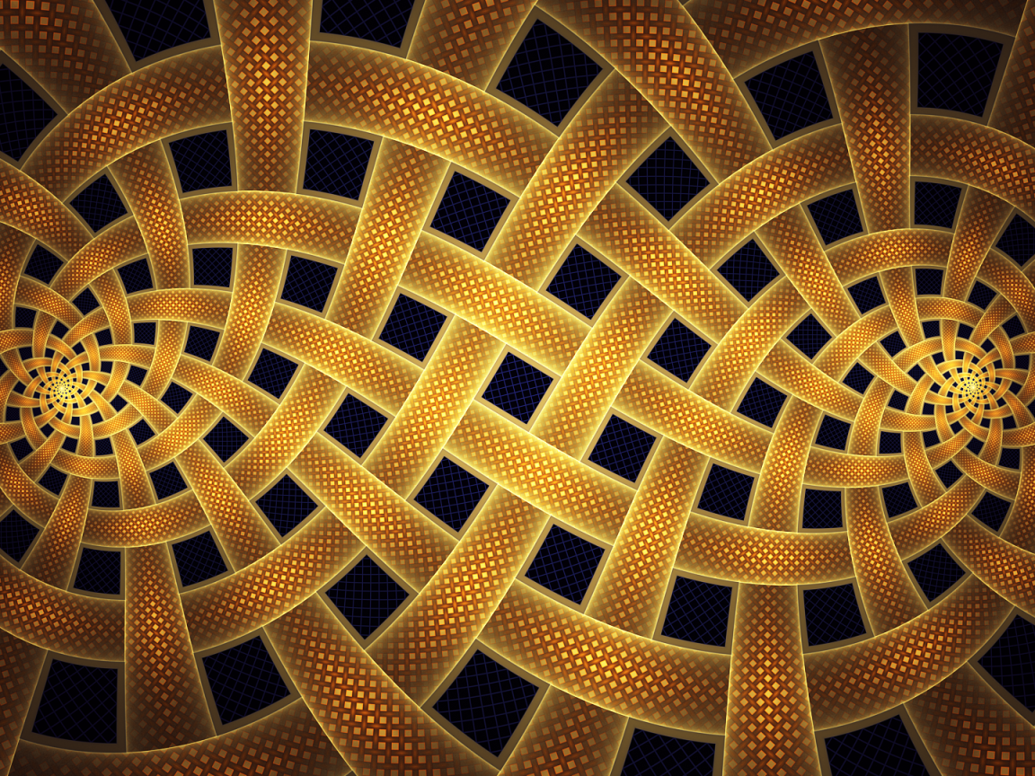 Спирали и фракталы, фон