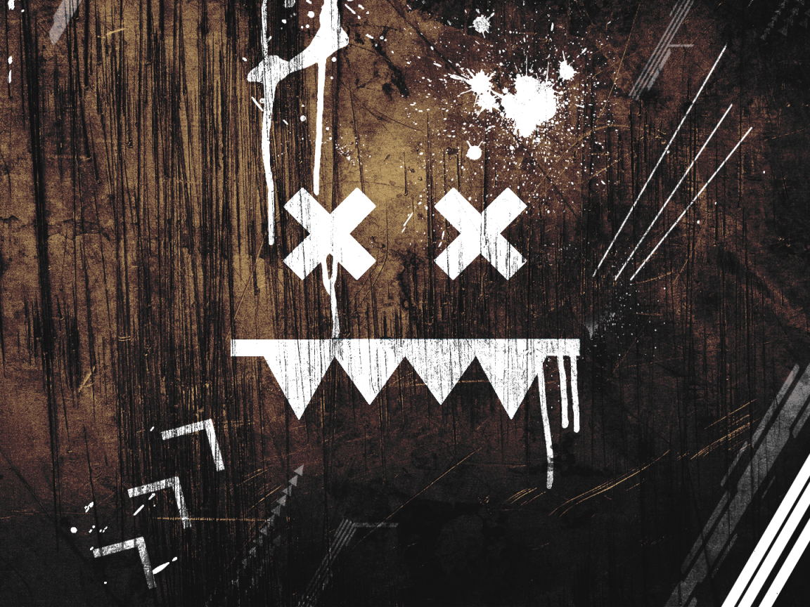 Изображение лица из простых фигур