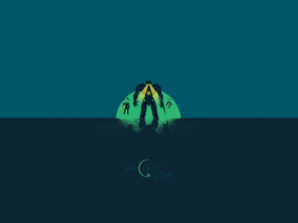 Фильм Тихоокеанский рубеж, синий фон