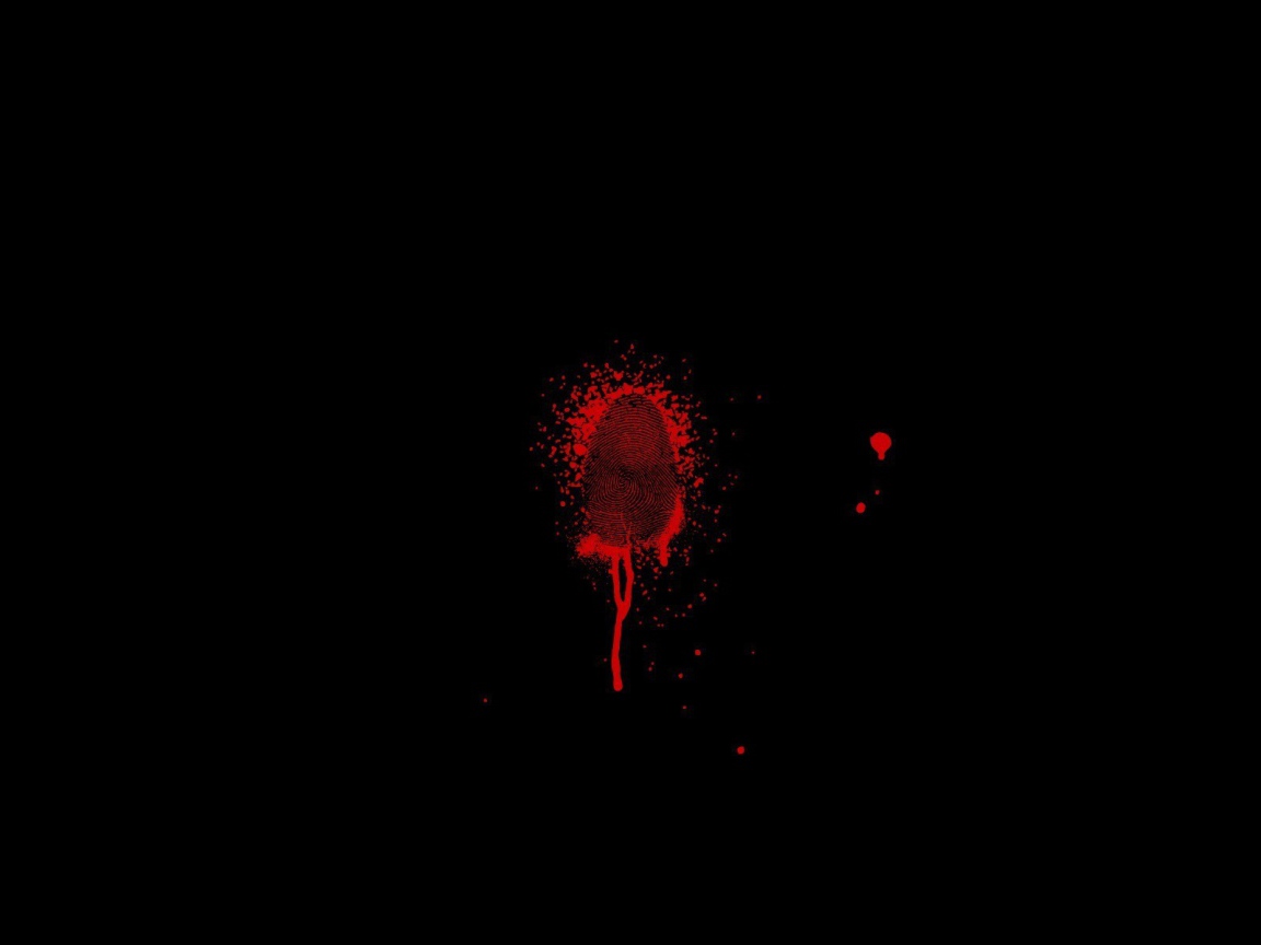 Отпечаток в капле крови