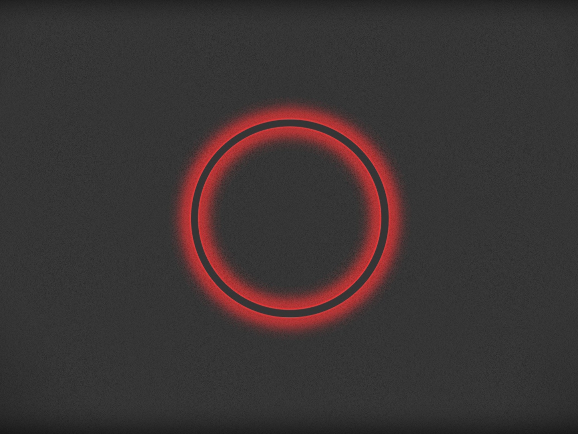 Красный круг на сером фоне