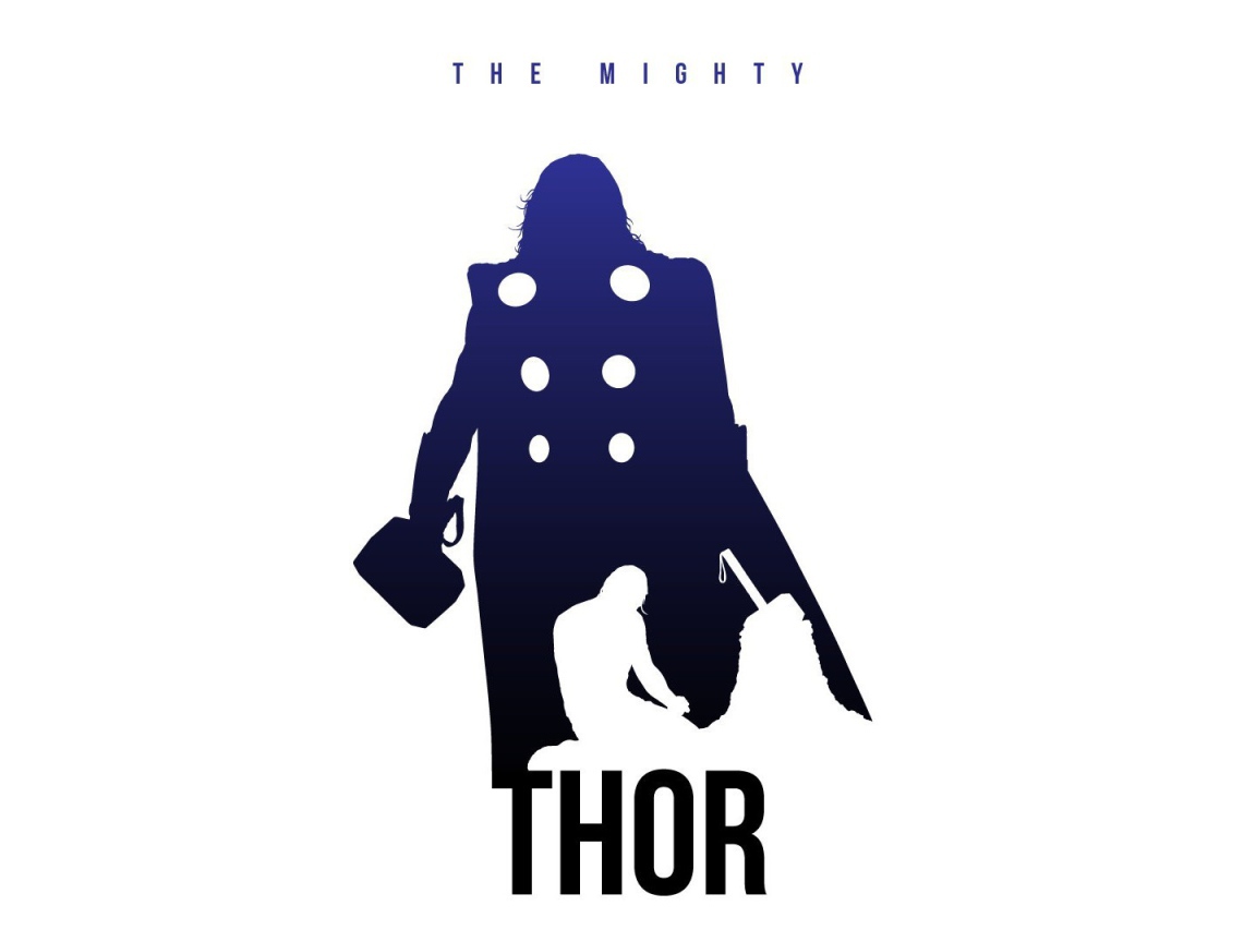 Тор, белый фон