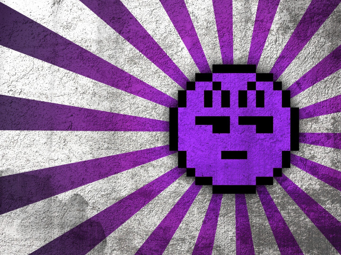 Фиолетовое солнце, фон