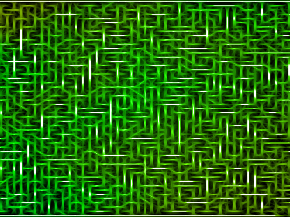 Переплетение волокон, зеленый фон