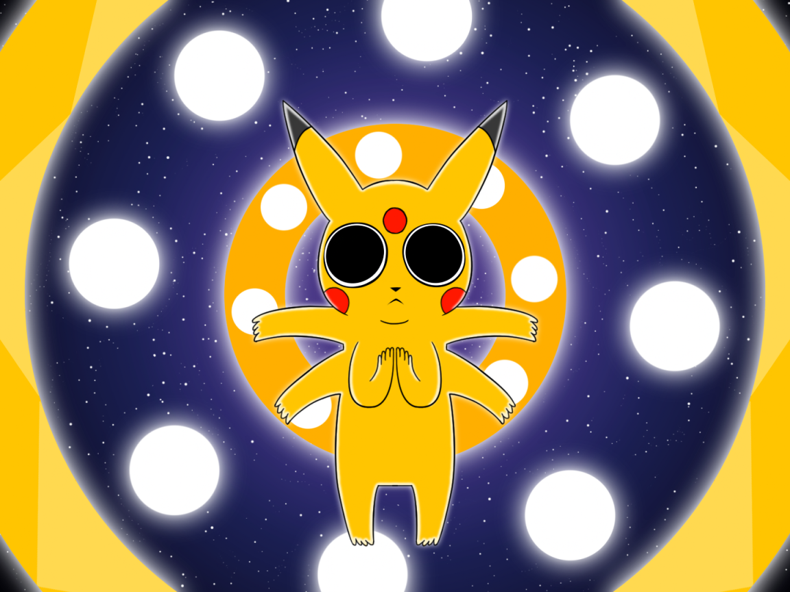 Милый шестирукий покемон