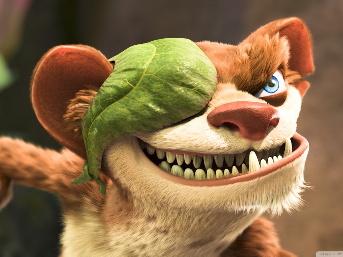 Злое животное из мультфильма