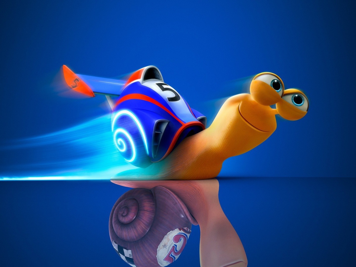 Быстрая улитка из мультфильма