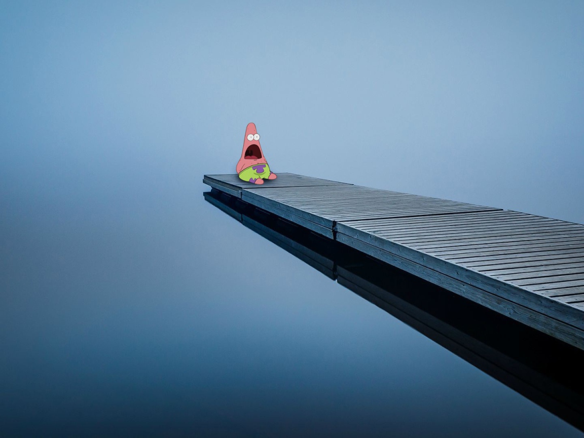 Патрик на причале, Спанч Боб