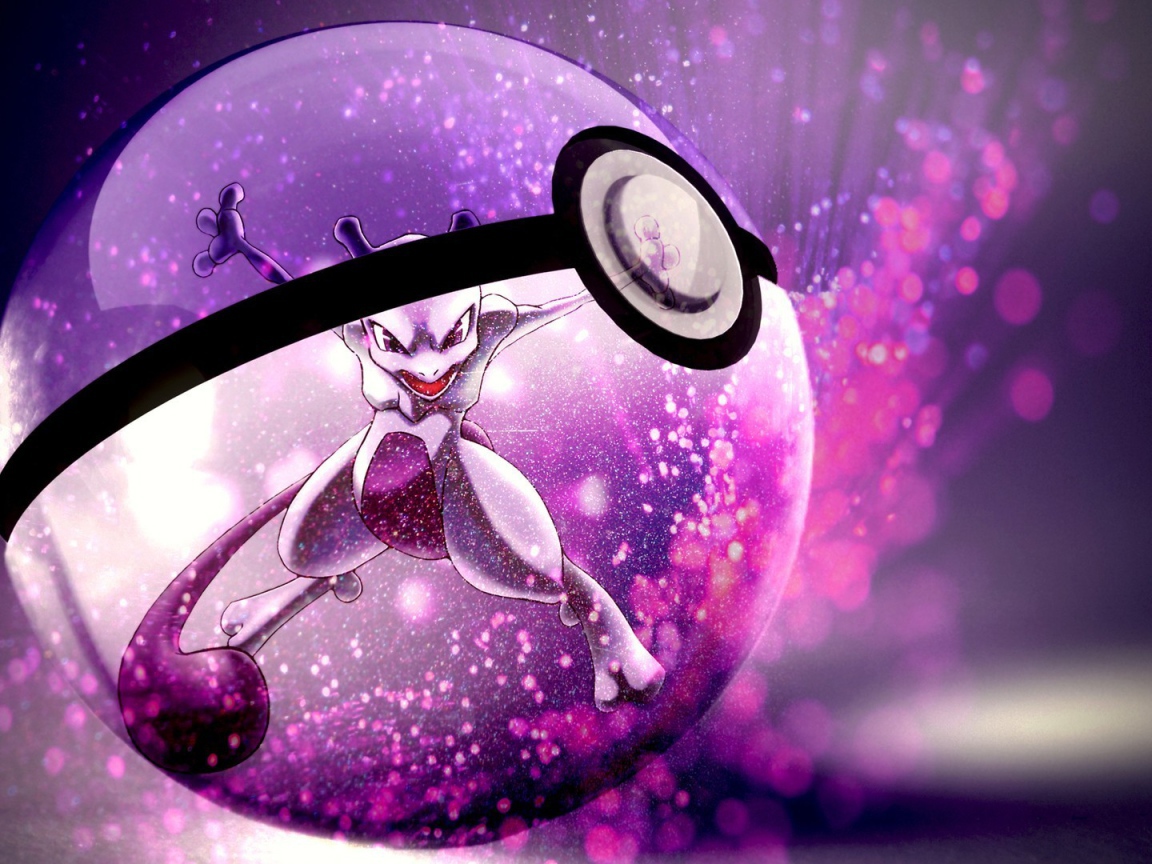 Покемон в прозрачном шаре