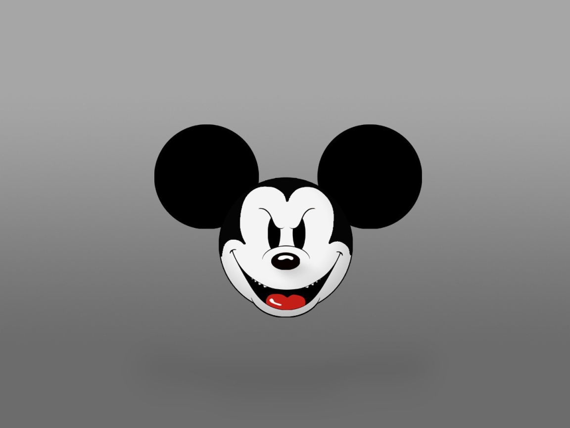 Злая мордочка Микки Мауса