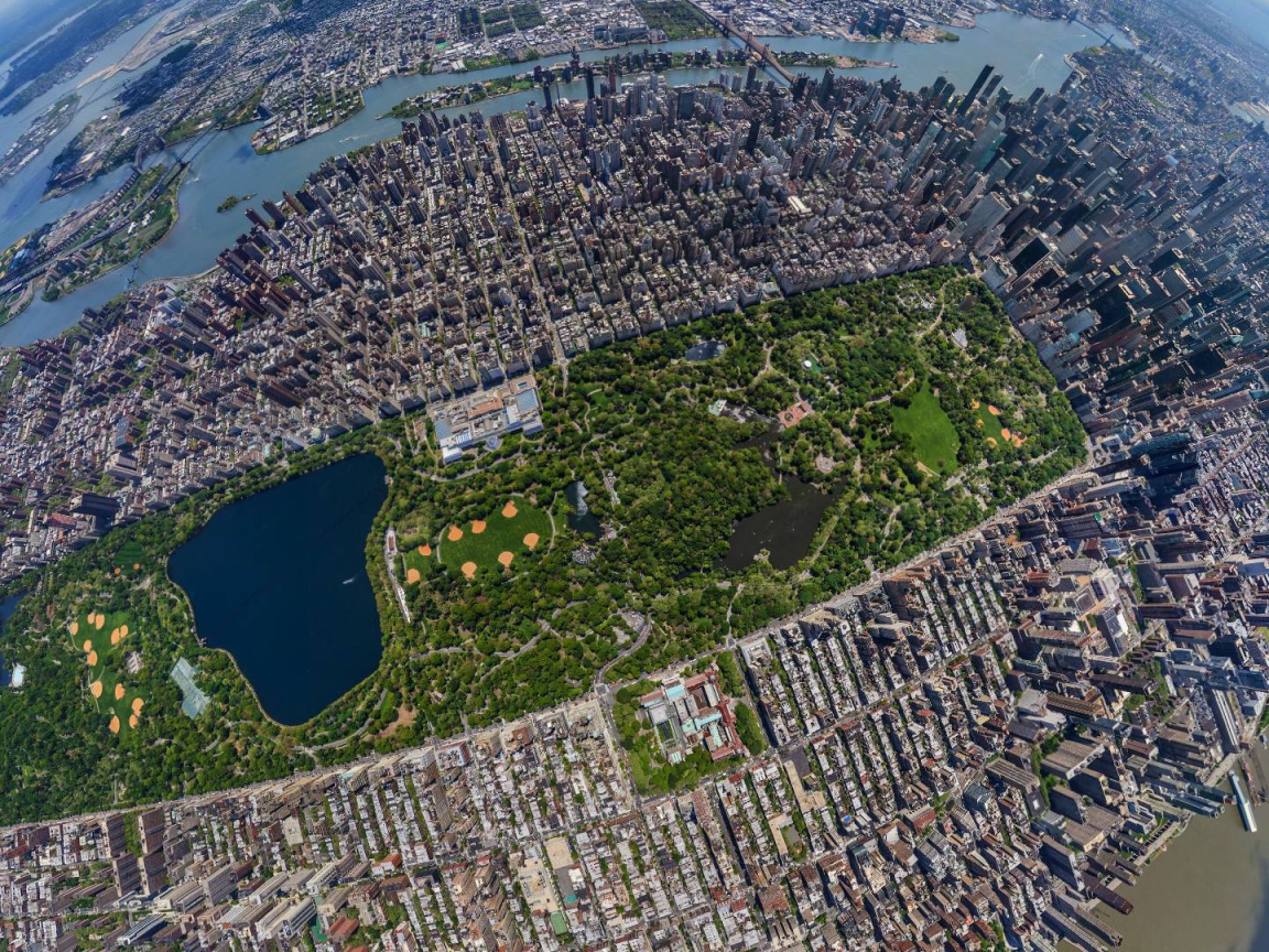 Центральный парк города Нью-Йорк, США