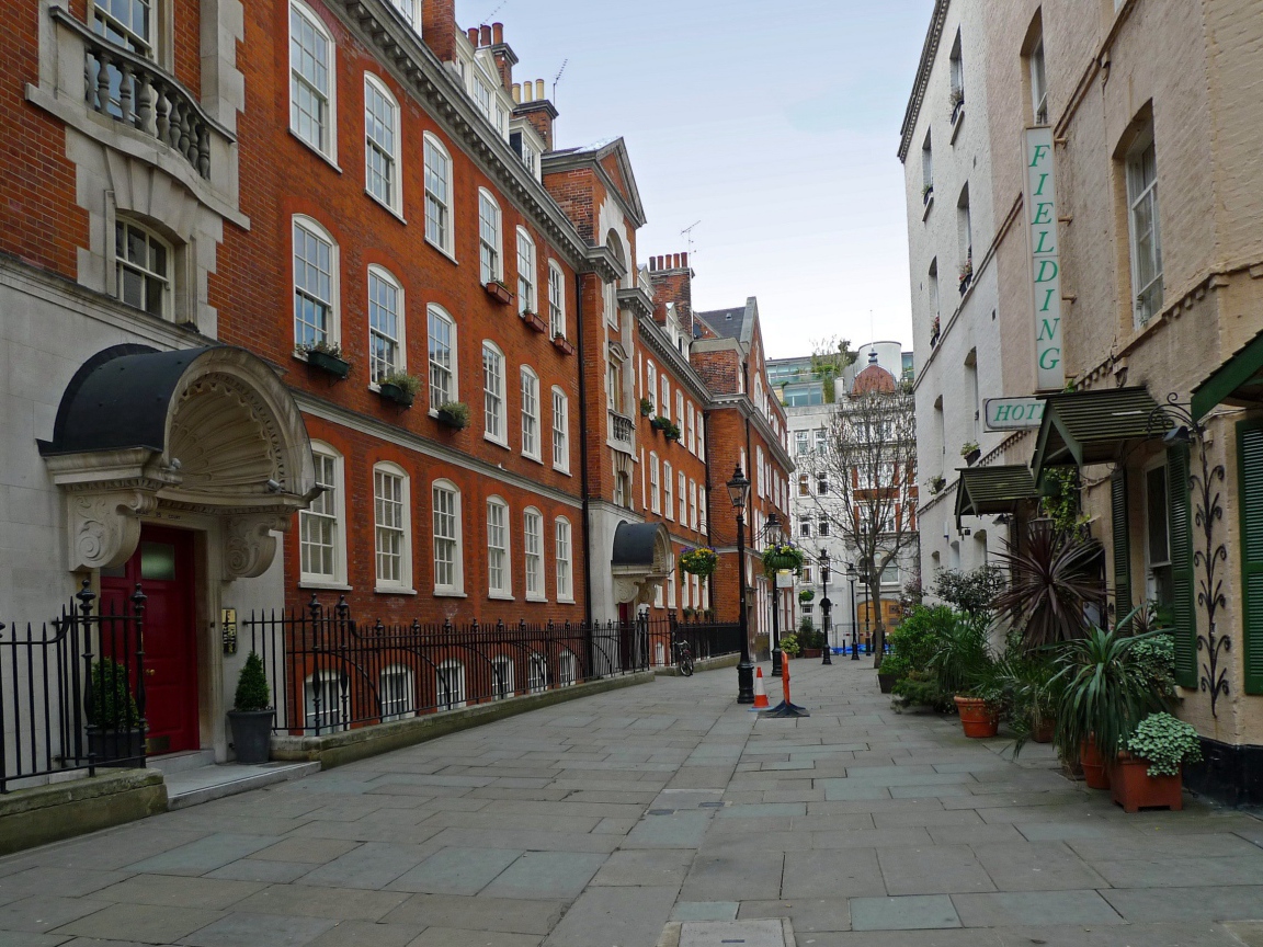 Уютная улочка в Европейском городе