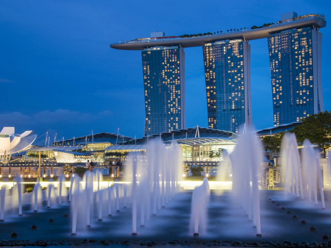 Фонтаны в Сингапуре